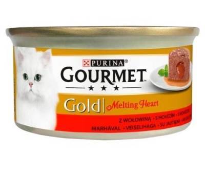 GOURMET Gold Melting Heart Saumon 85g nourriture humide pour chat