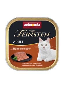 ANIMONDA Vom Feinsten Classic Chat avec foie de poulet 100g