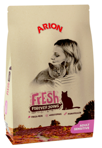 ARION Fresh Adult Cat Sensitive 12kg + Surprise gratuite pour chien