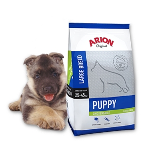 ARION Original Puppy Large Breed Poulet & Riz 12kg + Surprise pour votre chien