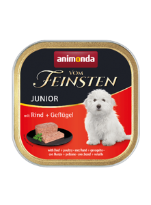 Animonda Dog Vom Feinsten Junior Boeuf et Volaille 150g x10