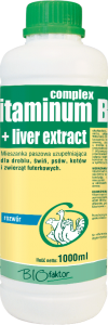 BIOFAKTOR Vitaminum B Complex + extrait de foie pour pigeons (liquide) 1l 