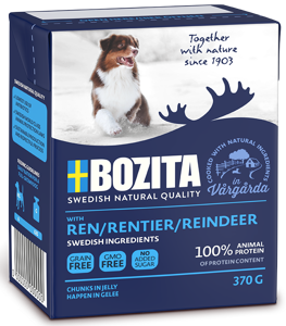 BOZITA Dog Renne en gelée 370g x6