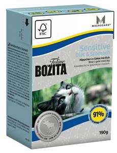 BOZITA Feline Sensitive Diet Stomach 190g x6