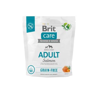 BRIT CARE Grain-free Adult Salmon 1kg  x2