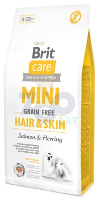 BRIT CARE Mini Grain-Free Hair&Skin 2kg x2