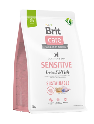 BRIT CARE Sustainable Sensitive Insect & Fish 3kg x2