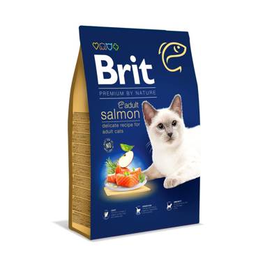 BRIT Premium By Nature Adult Cat Salmon 8kg x2