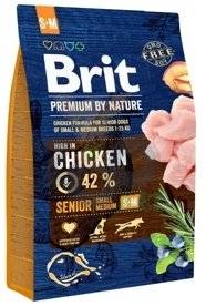 BRIT Premium By Nature Senior S+M 3kg x2