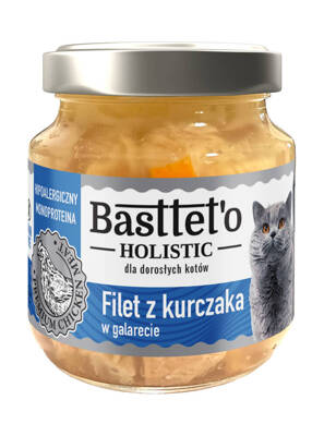 Basttet'o Holistic filet de poulet en galette pour chats 130g