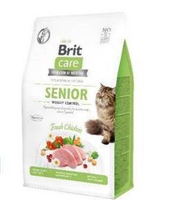 Brit Care Grain-Free Senior Weight Control avec poulet 400g x2
