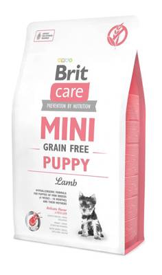 Brit Care Mini Grain Free Puppy Avec Agneau 2kg x2
