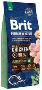 Brit Premium By Nature Junior XL avec du poulet 15 kg x2
