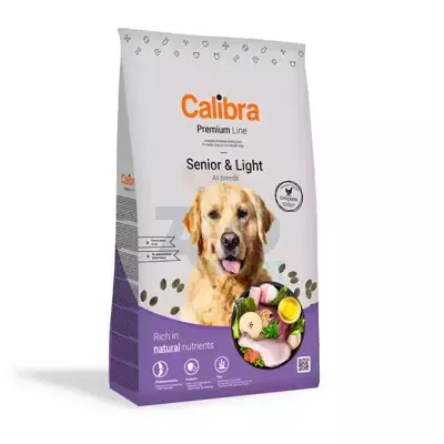 Calibra Dog Premium Line Senior&Light 12kg + Surprise gratuite pour chien