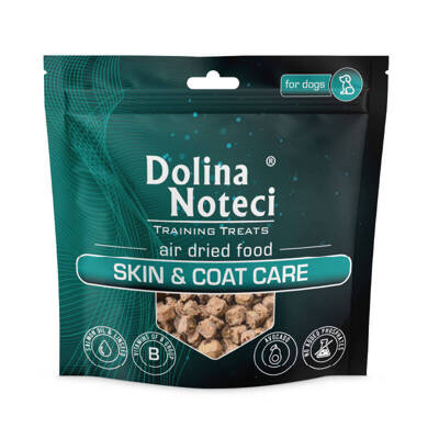DOLINA NOTECI Training Treats Gâteries d'entraînement pour soins de la peau et du pelage pour chiens 130g