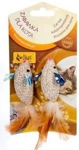 Dingo Jouet pour chat en forme de souris Bio 2 pièces x2