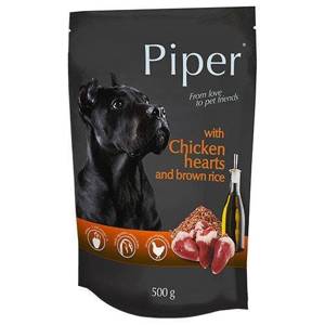 Dolina Noteci Piper pour chiens avec coeurs de poulet et riz 500g x10