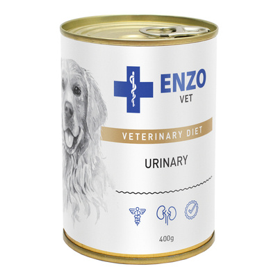 ENZO VET Urinary pour les maladies des voies urinaires avec du poulet pour chiens 400g x16