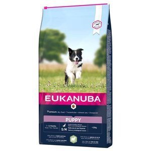 Eukanuba Puppy & Junior Small/Medium Agneau & Riz 12kg