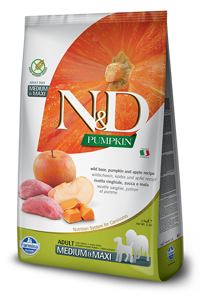Farmina N&D Pumpkin Grain Free Canine Adult Medium&Maxi Boar&Apple 2,5kg