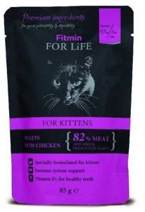 Fitmin Cat For Life Kitten Chicken 85g x12