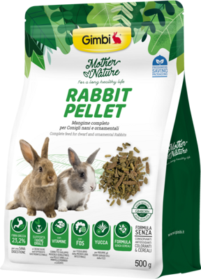 GIMBI Mother Nature Rabbit Pellet 500g