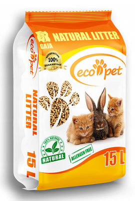 Gaja Eco-Pet Litière en bois et litière pour petits animaux 35L