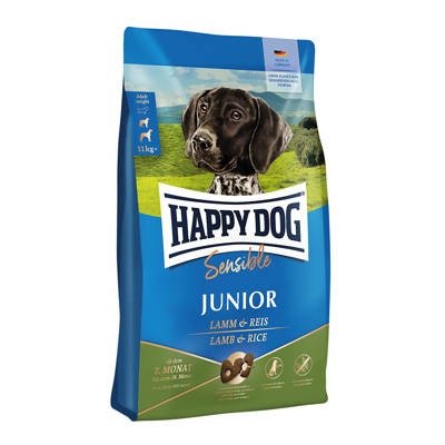 HAPPY DOG Sensible Junior, nourriture sèche, agneau/riz, 10 kg