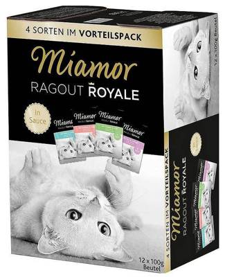 Miamor Ragout Royale Aliments humides pour chats 12x100g sachet
