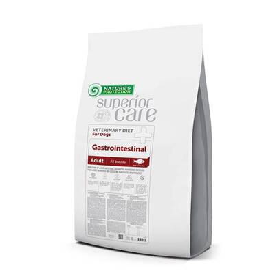 NATURES PROTECTION Soin Supérieur Régime Vétérinaire Gastro-intestinal Poisson Blanc Adulte Toutes Races 10kg