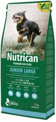 NutriCan Junior Nourriture de qualité supérieure pour jeunes chiens de grande taille 15kg