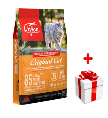 Orijen Cat & Kitten 5,4kg + surprise pour votre chat GRATUITES !
