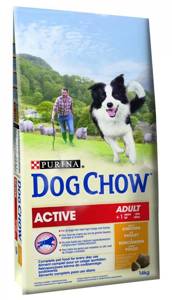 PURINA Dog Chow Adult Active Chicken 14kg x2