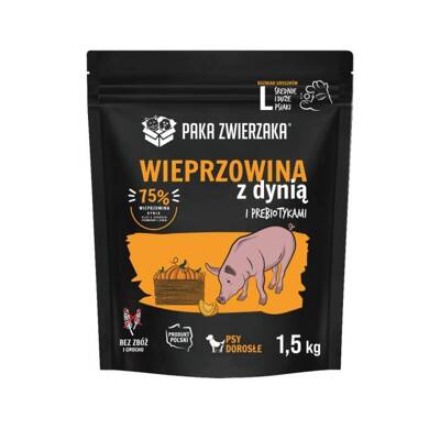 Paka Zwierzaka - SH nourriture sèche Porc avec potiron "L" 1.5kg