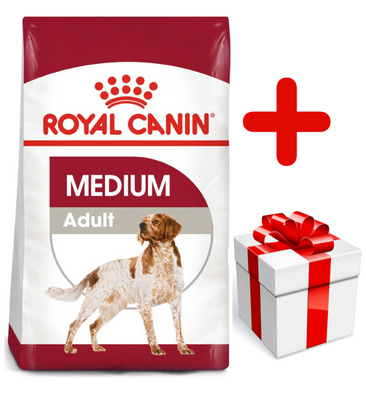 ROYAL CANIN Medium Adult 15kg + Surprise pour votre chien GRATUITES !