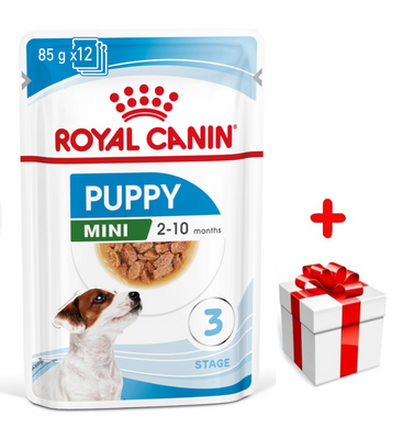 ROYAL CANIN Mini Puppy 12x85g + Surprise pour votre chien GRATUITES !