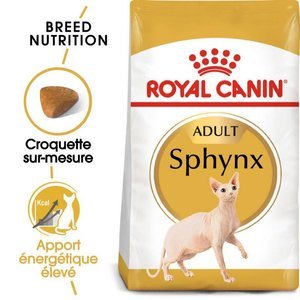 ROYAL CANIN Sphynx Adult 2kg + GIMBORN Gim Cat Paste Anti-Hairball Duo malt avec poulet 50g GRATUIT