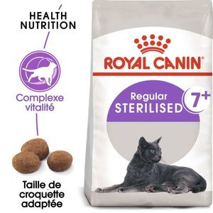 ROYAL CANIN Sterilised +7 3,5kg + GIMBORN Gim Cat Multi-vitamin Duo Pâte avec thon 50g GRATUIT