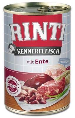 Rinti Kennerfleisch Ente nourriture humide pour chien - canard 400g