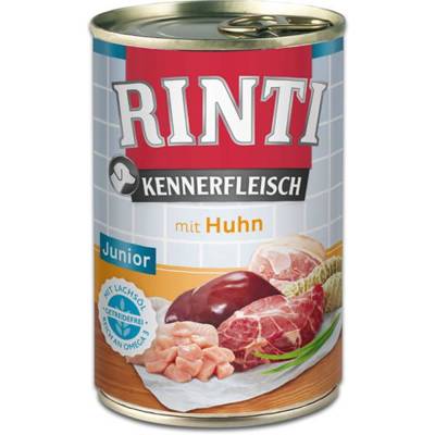 Rinti Kennerfleisch Junior Huhn nourriture pour chien humide - poulet 400g