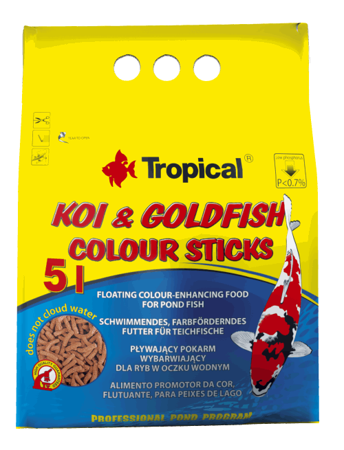 TROPICAL Koi & Goldfish Basic Bâtonnets 5L\400g x2