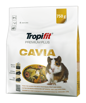 TROPIFIT Premium Plus CAVIA 750g - pour chats de compagnie