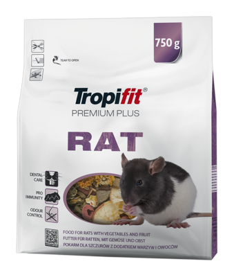 TROPIFIT Premium Plus RAT 750g - pour rats