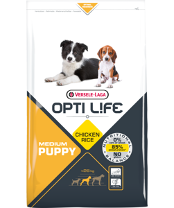 Versele-Laga Opti Life Puppy Medium Pour chiots de race moyenne avec du poulet 1kg