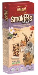 Vitapol Smakers Fruits de la forêt pour rongeurs et lapins 2pcs