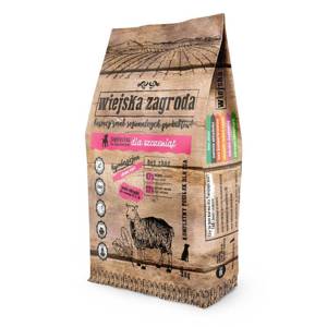 Wiejska Zagroda Agneau aux épinards (pour chiots) 9kg + Surprise gratuite pour votre chien