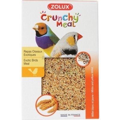 ZOLUX Crunchy Meal nourriture pour oiseaux exotiques 800g x2