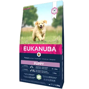 Eukanuba Puppy & Junior Agneau & Riz Grandes Races 12kg+Surprise gratuite pour votre chien