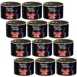 Dolina Noteci Premium pour chats riche en viande de veau 12x185g