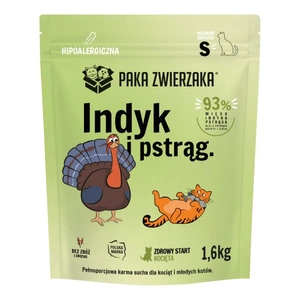 Paka Zwierzaka - Croquettes CHAT Dinde et truite CHATONS "S" 1,6 kg